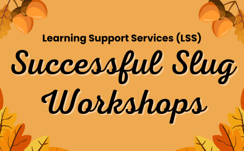 Successful Slug Workshop:  Reading & Notetaking Strategies (on Zoom!)