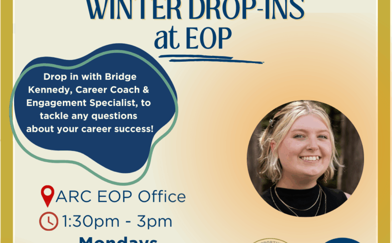 Career Success Drop-In Coaching at the EOP Office – Winter 2026