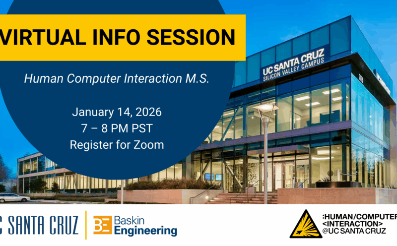 Human Computer Interaction MS Virtual Info Session