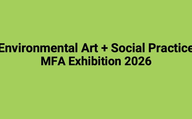 Artist Roundtable for EASP M.F.A. Exhibition—”Picking up Shells Amid a Tsunami”