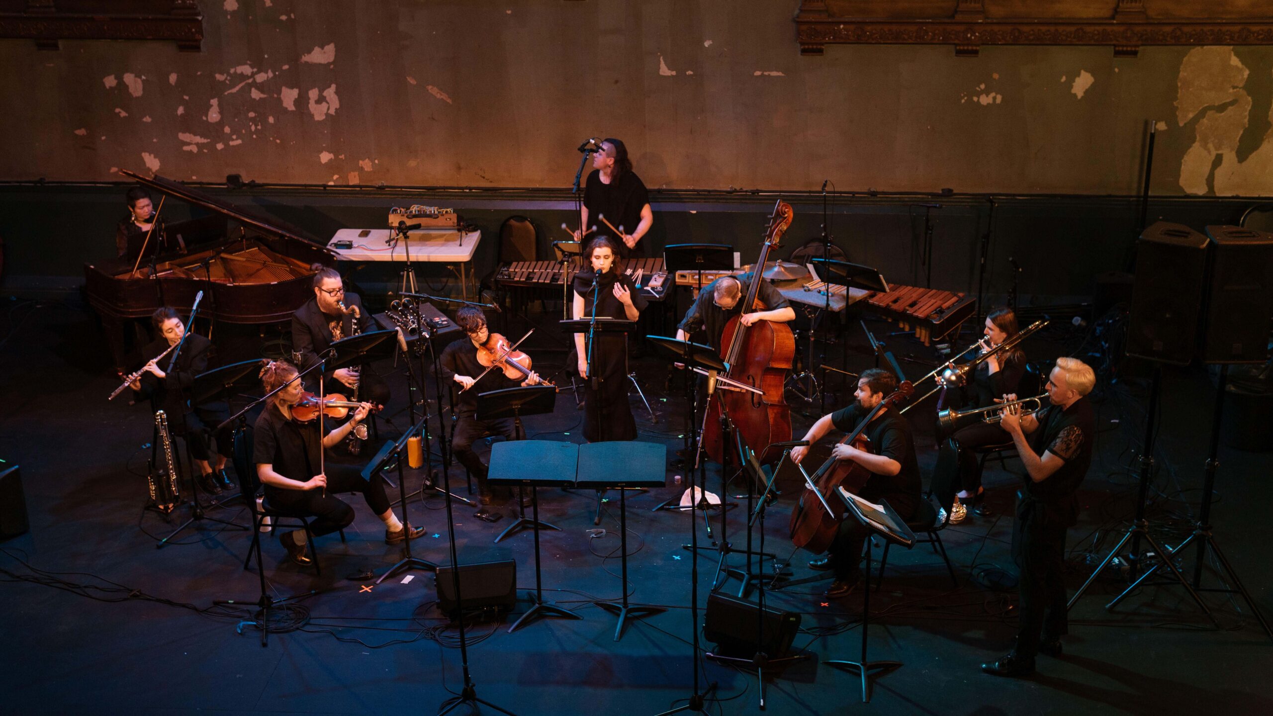 image of BlackBox Ensemble musicians performing on stage