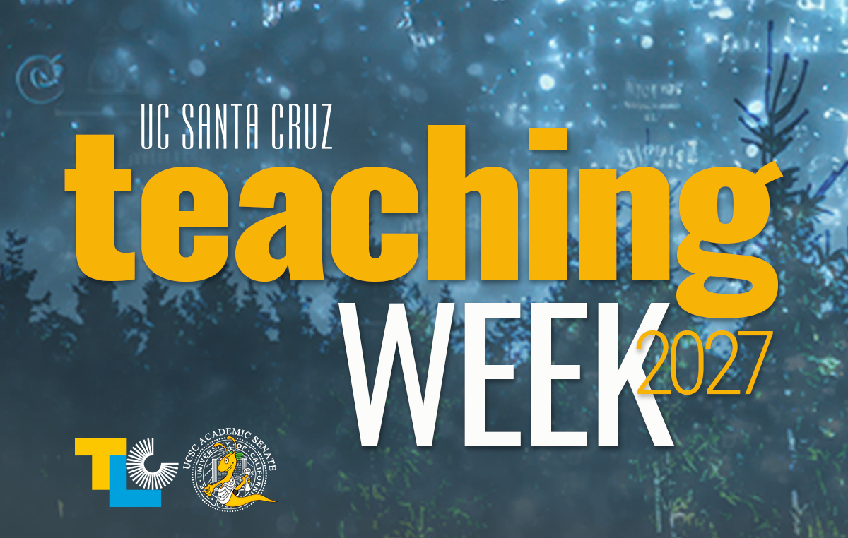 teaching week 2027 with TLC and Academic Senate logos